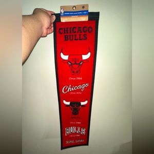 Chicago Bulls 8" x 32" Premium Heritage Banner